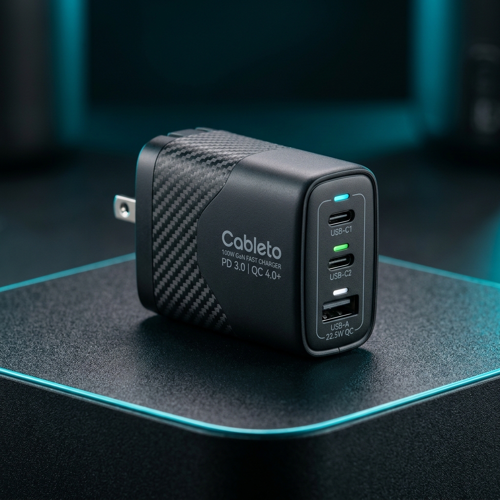 شاحن جداري GaNPro 100W
